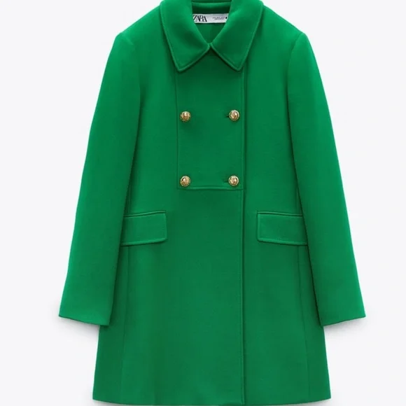 Zara buttoned tailor coat